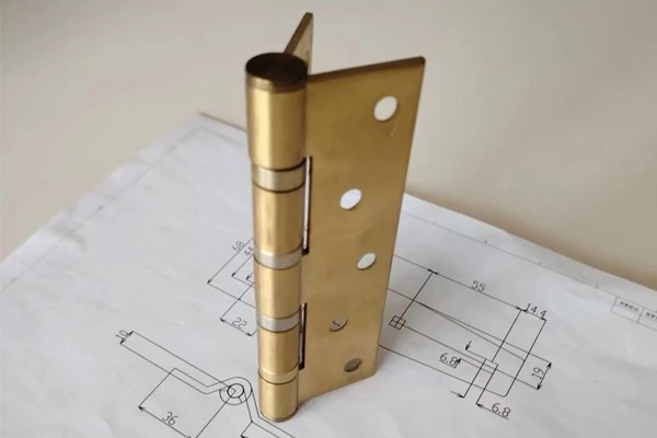 4mm Thick Stainless Steel Cabinet Distribution Box Door Brass Hinge Manufacturer